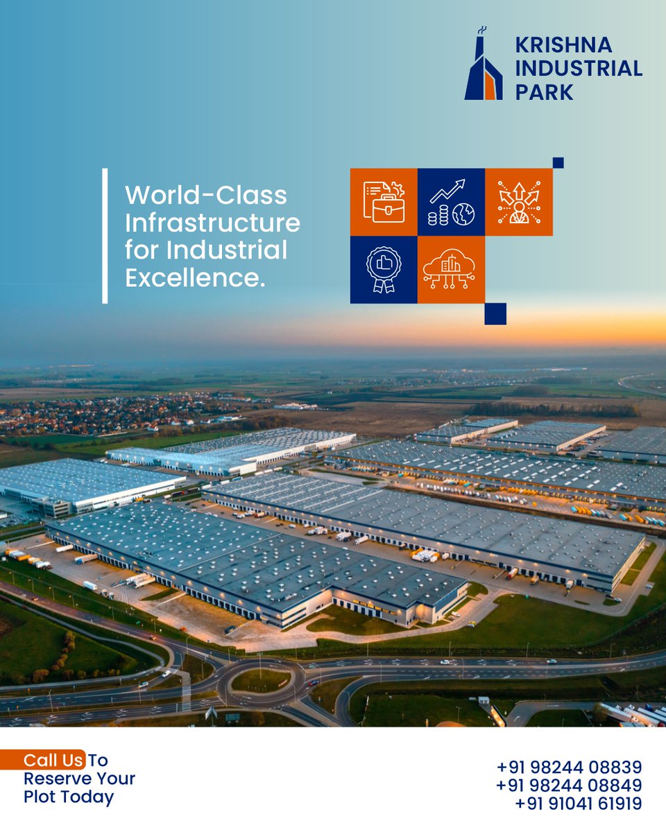 KrishnaIndPark's tweet image. Built with precision, and equipped for efficiency—our infrastructure meets global industrial standards.

Schedule a Site Visit! 91 98244 08839 

#RobustInfrastructure #IndustrialExcellence #KIP #worldclassindustry #industrialspaces #strategiclocation #futurefocused