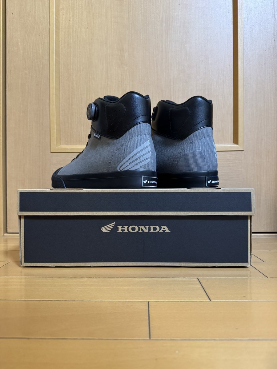 ライディングシューズ買っちゃいました
 RS TAICHI のDRYMASTER-FIT 
フープシューズ ホンダコラボバージョン