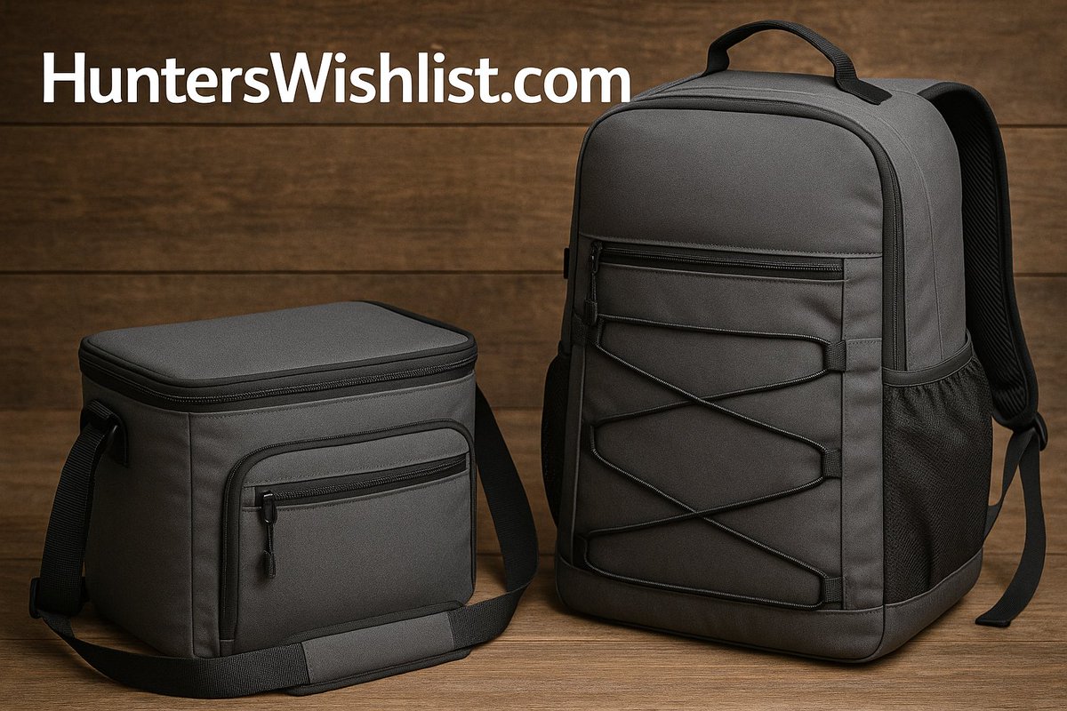 Hunterswishlist's tweet photo. Backpack Cooler vs. Traditional Hard Cooler Which One Wins? Which would you take?
Backpack Cooler –Hands-free, lightweight, and great for mobility.
Traditional Hard Cooler – More capacity, better ice retention. Let us know below! 
#CoolerBattle #OutdoorGear #HuntersWishlist.com https://t.co/PhgxKwO6rL