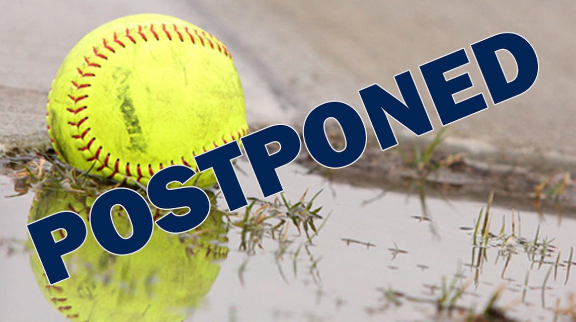 VOMSoftball's tweet photo. Tonight’s games are postponed due to the rain. 5/22 https://t.co/8rsHGDqQV0