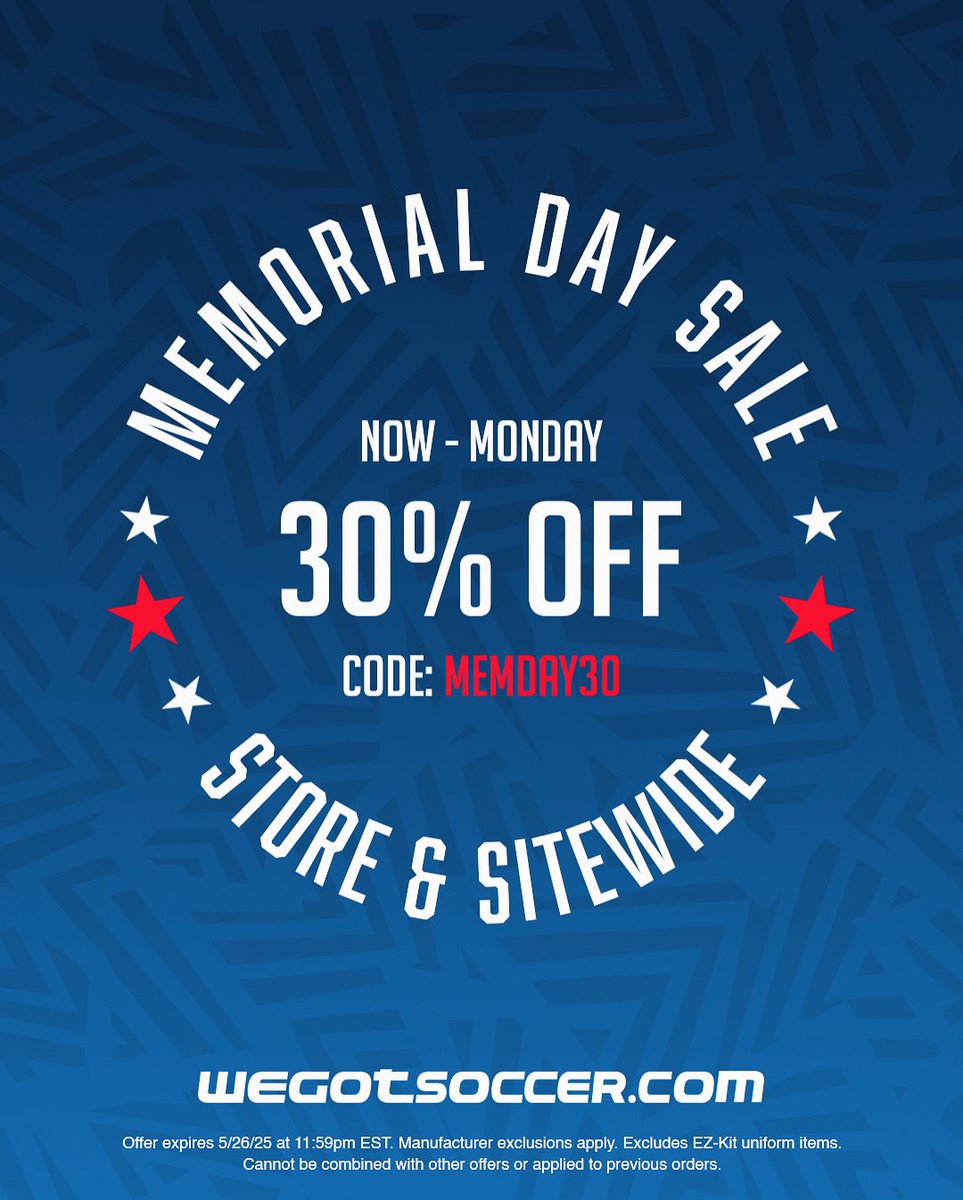 🇺🇸 Memorial Day Sale Starts Now

Now through Monday — take 30% off sitewide with code MEMDAY30

Shop your favorite gear while it lasts.
🔗 Link in bio
