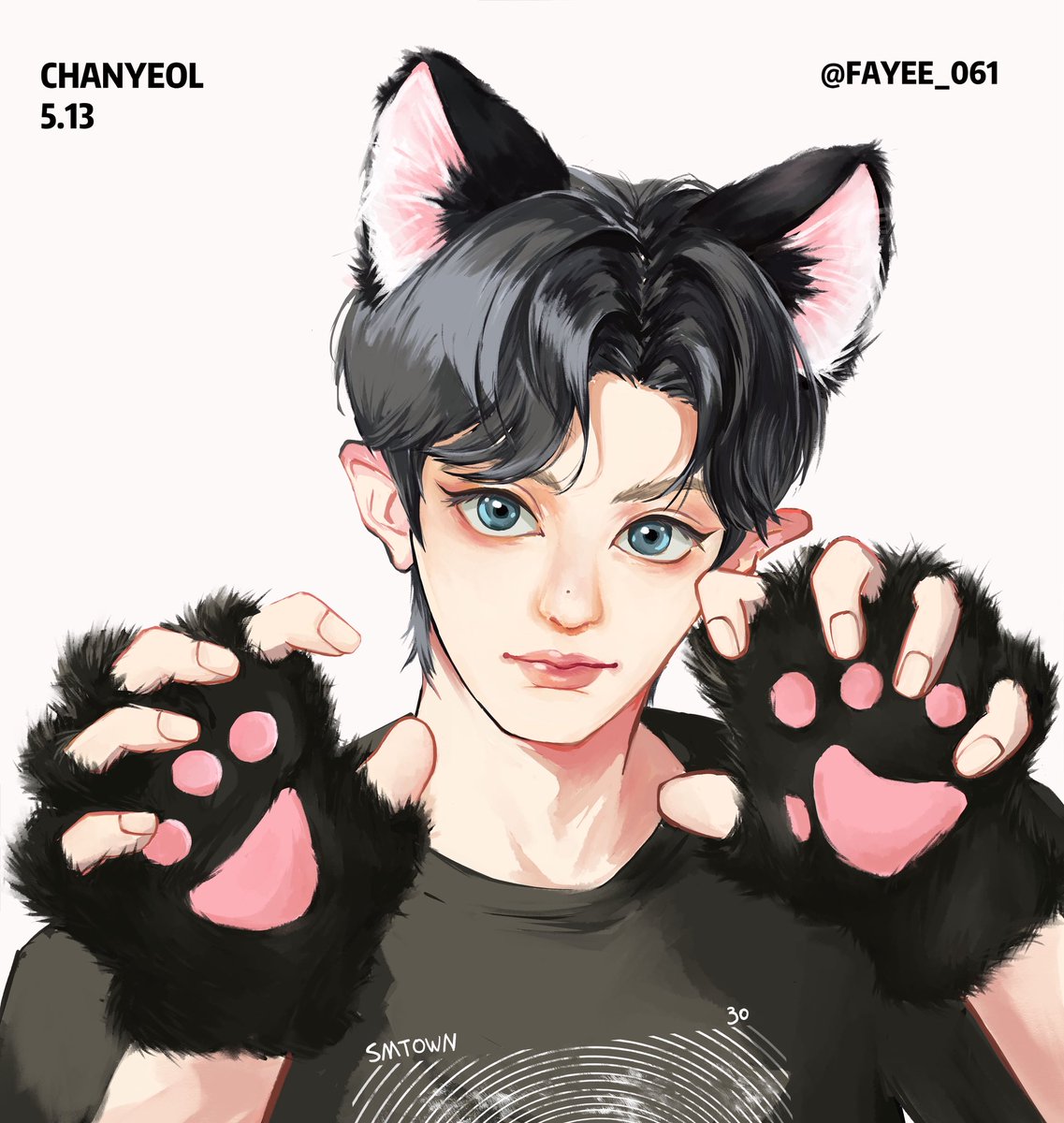 fayee_061's tweet photo. meow 🐱🖤🩷

#CHANYEOL https://t.co/QJiIgZ1hX8