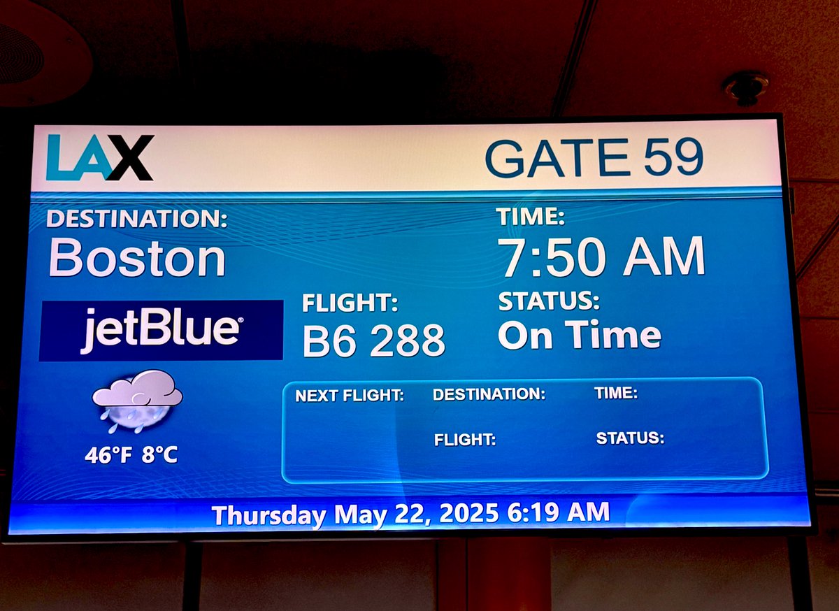 Ready for the big day in Boston <a href="/BostonLogan/">Boston Logan International Airport</a>, new <a href="/JetBlue/">JetBlue</a> transatlantic routes launching today to Madrid <a href="/aena/">Aena</a> 🇪🇸 &amp; Edinburgh <a href="/EDI_Airport/">Edinburgh Airport</a> 🏴󠁧󠁢󠁳󠁣󠁴󠁿 !! Plus our summer seasonal London <a href="/Gatwick_Airport/">London Gatwick LGW</a> 🇬🇧flights restarting today!! Vamonos, let’s go! ✈️✈️✈️#jetblue #travel #proud