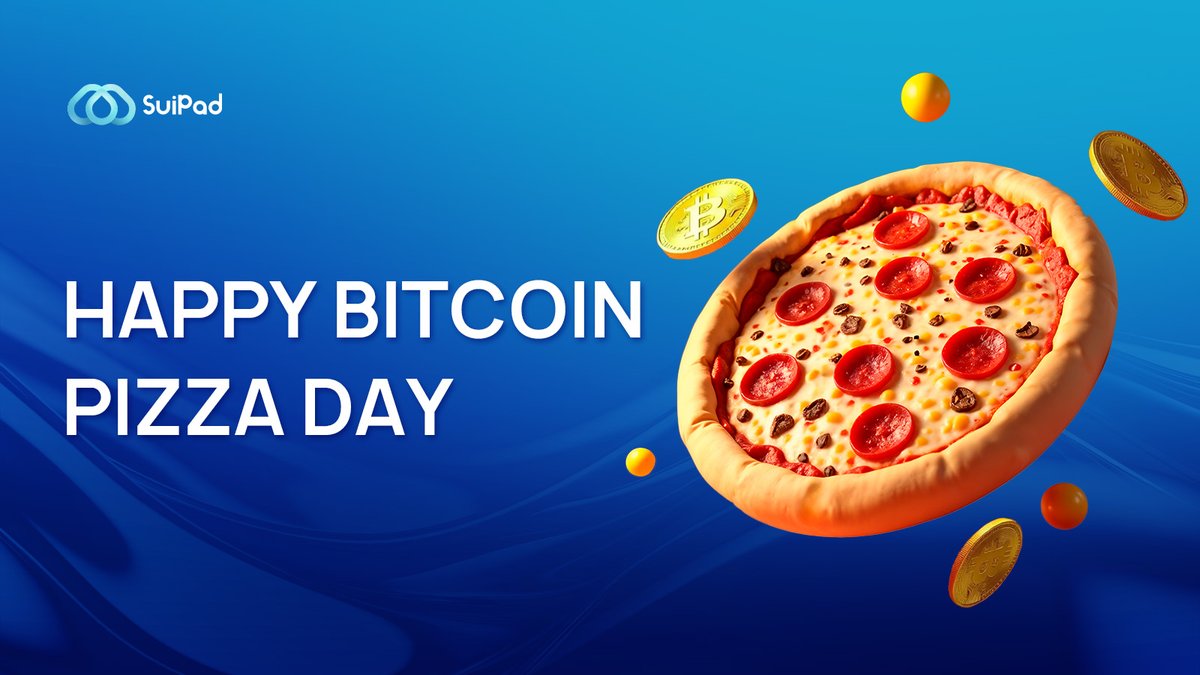 SuiPadxyz's tweet photo. 🍕 Happy Bitcoin Pizza Day! 🟠🔵

In 2010, 10,000 BTC bought just two pizzas. Today, that’s worth over $600 million. 🤯

From pizza to portfolios, it’s one of the most iconic moments in crypto history — and a reminder of Bitcoin’s incredible journey. 🚀

Where do you see 1 BTC in the next 15 years? 💰👇

#BitcoinPizzaDay #BTC #SuiPad
