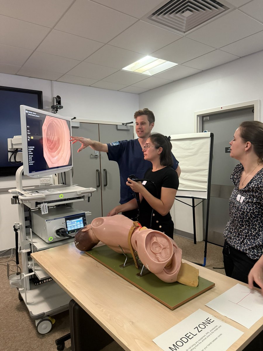 BSGTrainees's tweet photo. Fantastic endoscopy taster course the past 2 days in London. Big thanks to our sponsors @Olympus_Corp , @PentaxMedical &amp; St George’s Hospital for hosting us! https://t.co/33tr8ff8Is