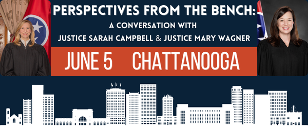 Miller & Martin PLLC (@millermartinlaw) on Twitter photo TBA's Perspectives From The Bench series continues in Chattanooga on June 5 at <a href="/MillerMartinLaw/">Miller & Martin PLLC</a>. Join us for a conversation with Justices Sarah Campbell & Mary Wagner on mentorship, the path to the bench, the importance of the Rule of Law, and more. RSVP: bit.ly/4mj8Ln8 TBA's Perspectives From The Bench series continues in Chattanooga on June 5 at <a href="/MillerMartinLaw/">Miller & Martin PLLC</a>. Join us for a conversation with Justices Sarah Campbell & Mary Wagner on mentorship, the path to the bench, the importance of the Rule of Law, and more. RSVP: bit.ly/4mj8Ln8