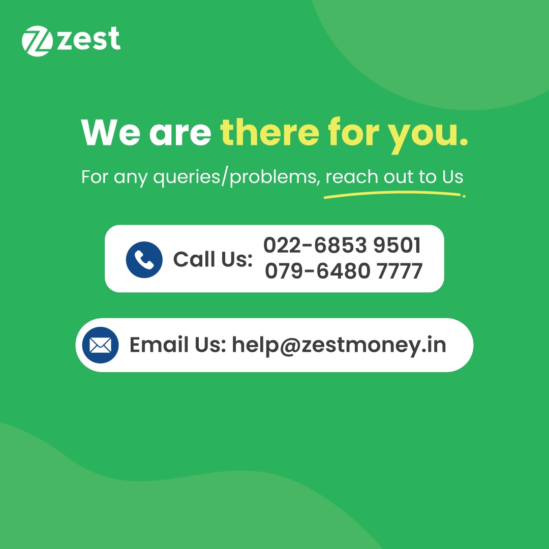 Need help or have questions? We’re here for you! 🌟
From account queries to payment concerns, our support team is ready to assist.

📞 Call us at +91 7964807777 or 02268539501, available every day from 10 AM to 7 PM. ✨

#ZestMoney #CustomerCare #HereToAssist #CustomerSupport