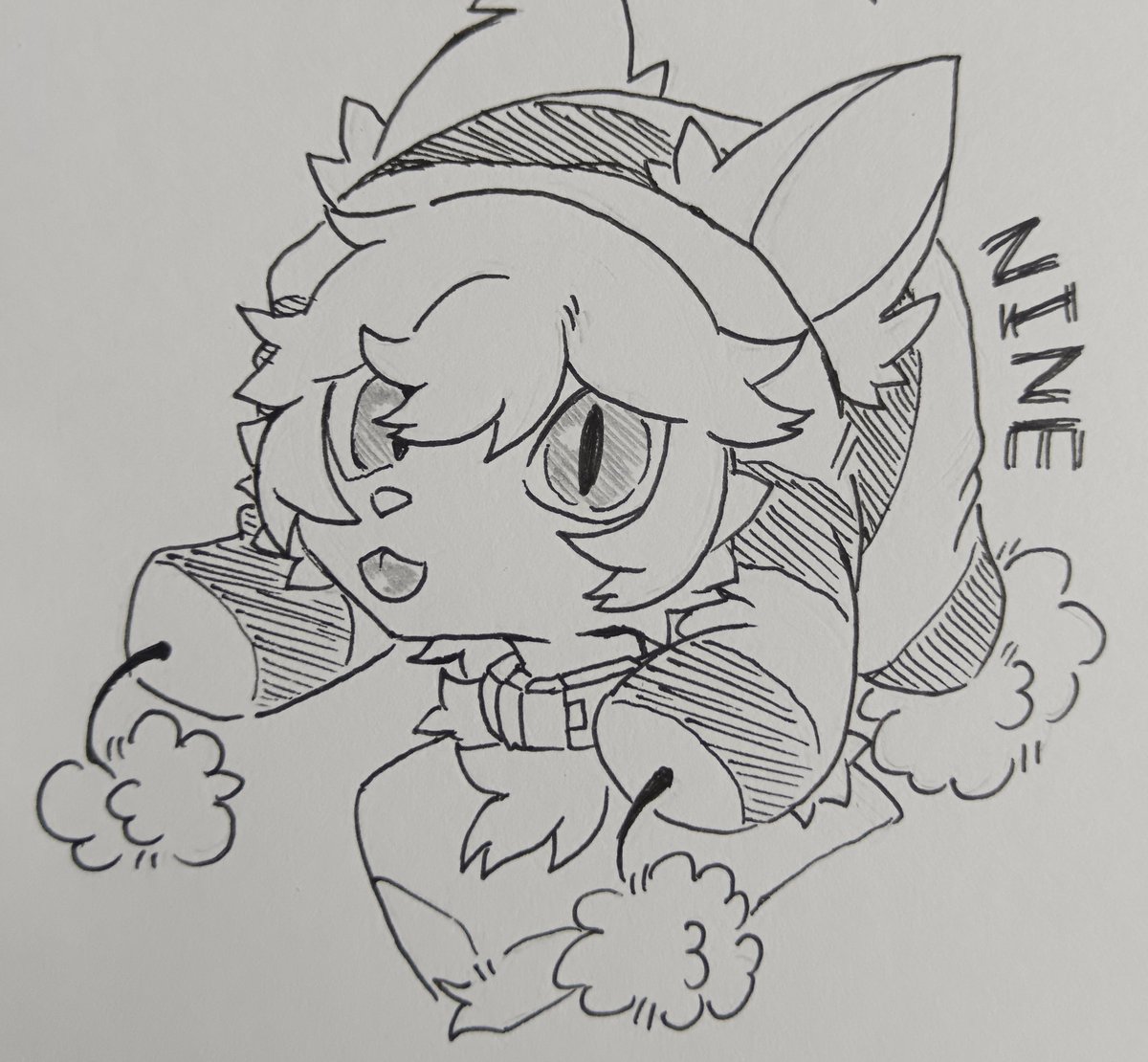 <a href="/SH_4RK/">🦈</a> Fanart lineart Sketch
Posted on BlueSky

#furry #furryart #traditionalart #lineart #sketch #fanart #art