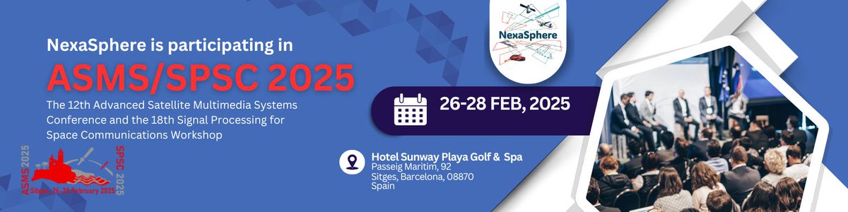 Was exciting to see the 6G-NTN community coming together at ASMS/SPSC 2025! NexaSphere is also pushing the boundaries of Non-Terrestrial Networks (NTN) and 6G innovation, and we were presenting our vision at the conference!
 #6G #NTN #NexaSphere #Connectivity
