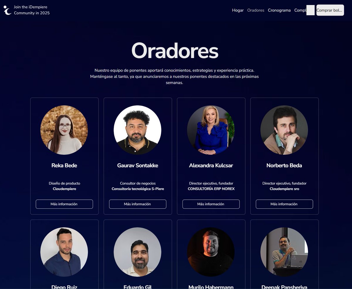 iDempierePeru's tweet photo. Conoce el detalle de los oradores y los temas que se vienen tratando en el IDempiere World Conference 2025

https://t.co/aSu9Wn6QDK

#idempiere #erp #budapes #conferencia #odoo #sap #navision #netsuite #oracle #crm #scm #pentaho #superset #analytics https://t.co/x5xq5lhAxL