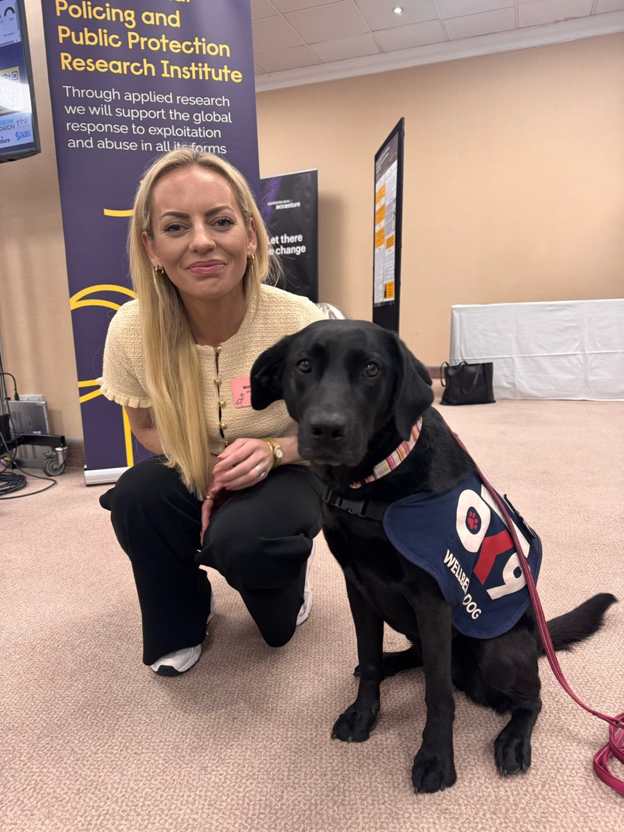 Had the privilege of meeting Poppy this week who came to visit from the National Police Wellbeing Service (Oscar Kilo) at   #IPPPRI25 🐶👮🏼‍♀️