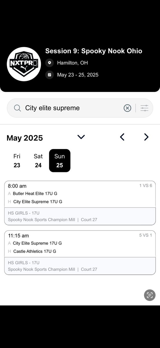 NXT session coming up this weekend in OH!! ⬇️⬇️

<a href="/cityelitebb/">City Elite Basketball</a> <a href="/LakeCentralGBB/">Lake Central Girls’ Basketball</a>