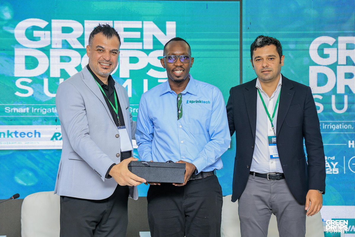 sprinktech's tweet photo. One of the most inspiring moments of the summit was the awards ceremony, where we recognized individuals making outstanding contributions to sustainable agriculture, smart irrigation, and green innovation.

Each awardee stood out not just for their innovation, but for their passion, collaboration, and impact on communities and ecosystems. 

Witness the pride, smiles, and stories behind the achievements.

Congratulations to all, you are the driving force behind Smart Irrigation, Water Tech & Greener Space.

@SPRINKTECH
@RainBirdCorp 

#GreenDropsSummit #Smartfarming #WaterTech #SolarForFarms #AgriInnovation #GreenerSpace #Strinktech #Rainbird #SmartIrrigation