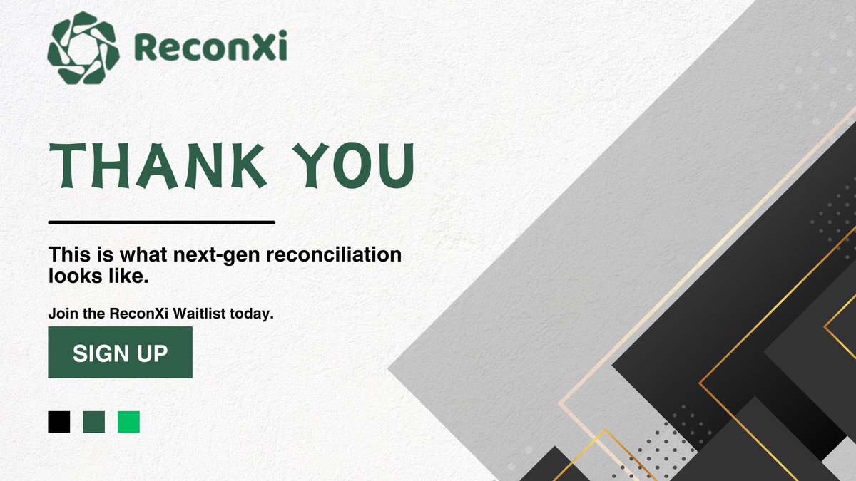 TheReconxi's tweet photo. The best part? This AI enhances your business growth and healthy living by giving you more time to focus on your family and everything that matters.

Work smarter, not harder. Life's too short for manual reconciliation. https://t.co/c8f4lywKny