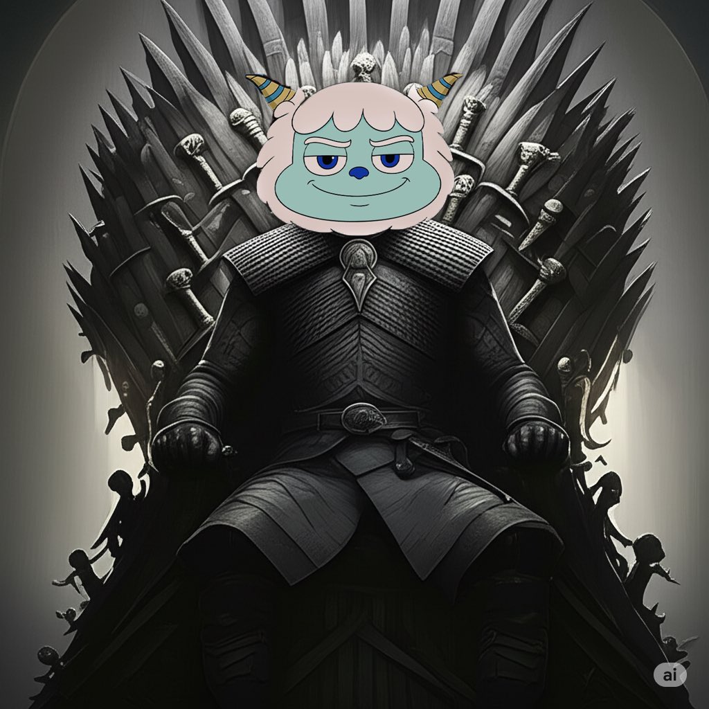 rtmfx1999's tweet photo. Chillin’ on the Iron Throne like it’s a bean bag — @yeticult doesn’t rule, he dominates. https://t.co/ZPH9RCCUTO