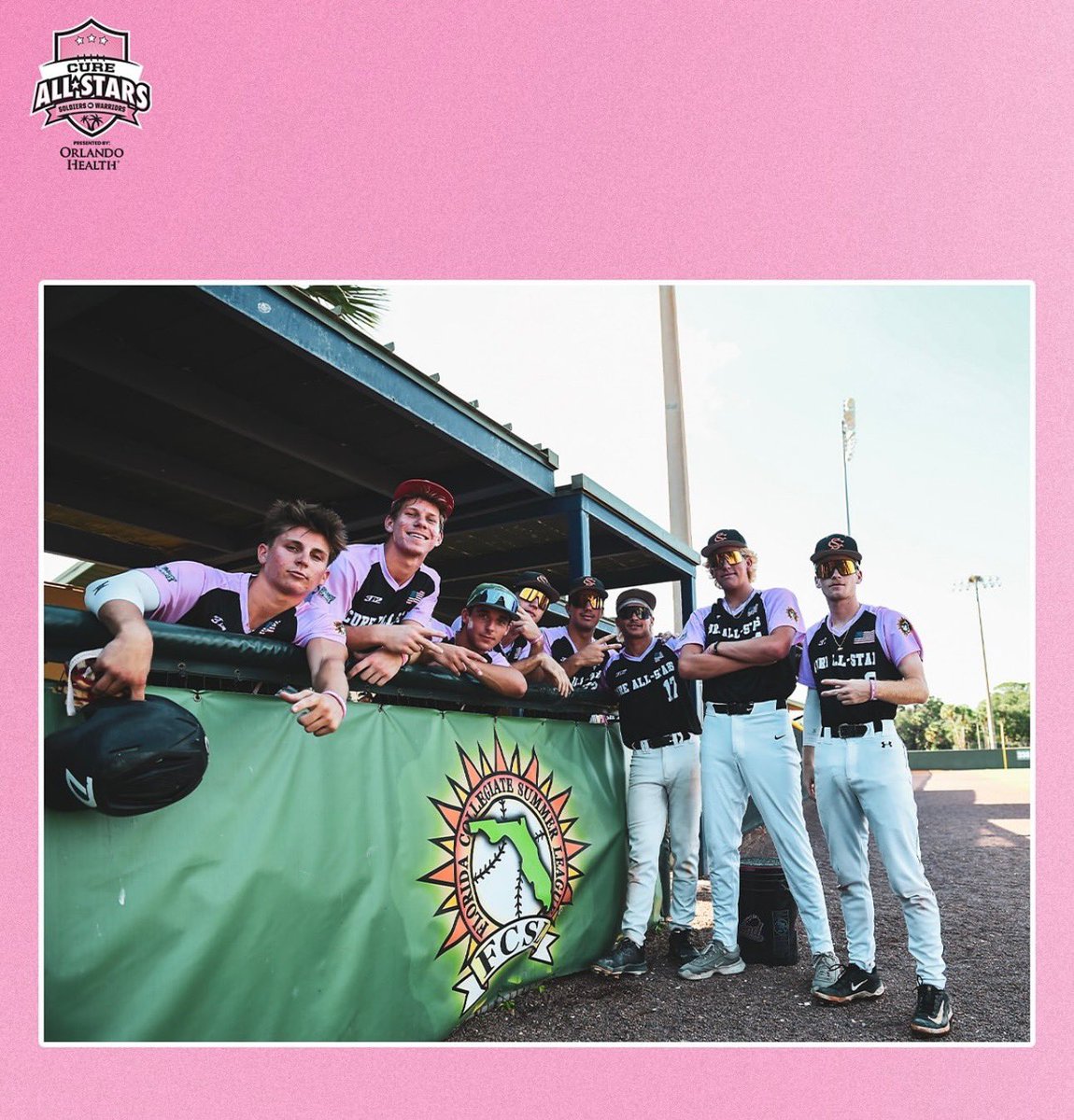 Our very own Dylan Lawrence enjoying the 2025 Cure-Allstar game with his buddies. This is what it is all about!
