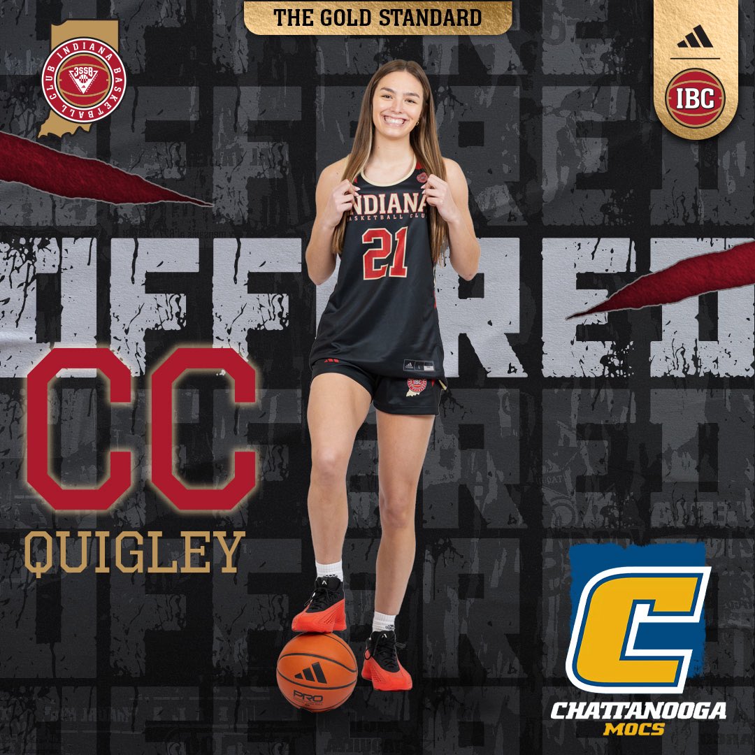 Indiana Basketball Club (@ibcwbb) on Twitter photo CC Quigley (<a href="/CCQuigley1/">Caroline (CC) Quigley</a>) c/o 2026 has picked up an offer from <a href="/GoMocsWBK/">Chattanooga WBB</a> !
<a href="/IBC17U3SSB/">Indiana Basketball Club 17U 3SSB</a> <a href="/t_mar1/">Tony Marlin</a> CC Quigley (<a href="/CCQuigley1/">Caroline (CC) Quigley</a>) c/o 2026 has picked up an offer from <a href="/GoMocsWBK/">Chattanooga WBB</a> !
<a href="/IBC17U3SSB/">Indiana Basketball Club 17U 3SSB</a> <a href="/t_mar1/">Tony Marlin</a>