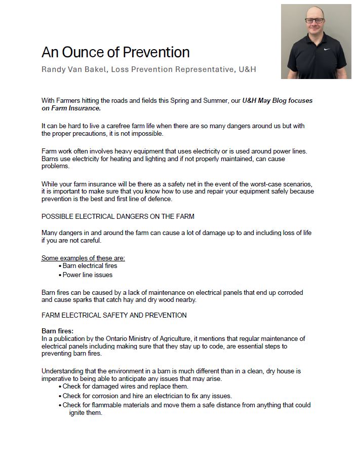 Usborne & Hibbert Mutual Fire Insurance Company tweet media