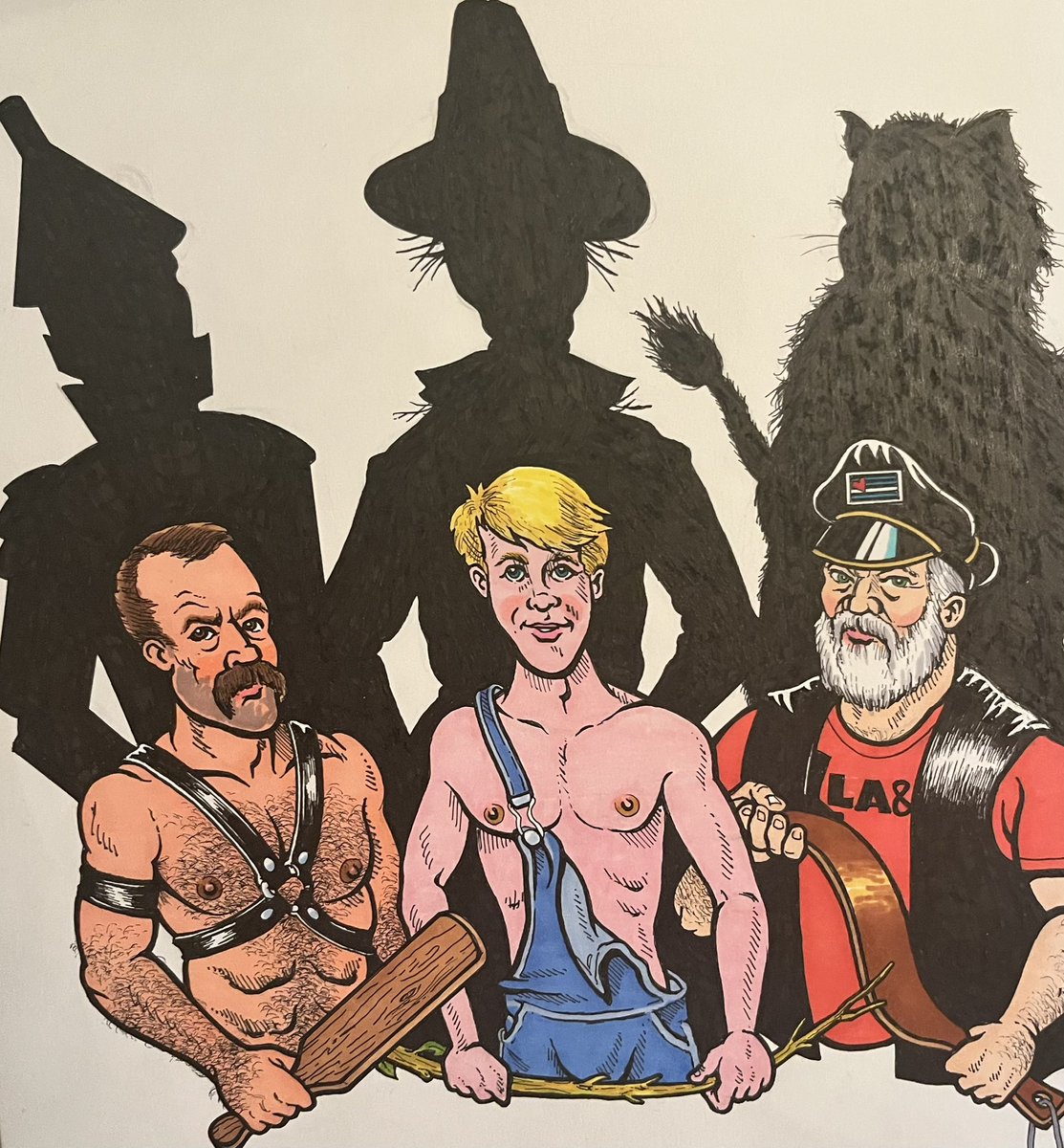 Today’s the day!  “Paddles and Switches and Straps, Oh My! The Dynamic Community of Adult Male Spanking” opens today and runs through August 31 at the Leather Archives and Museum.  Join us for a reception today at 7pm.  (Image by Copper)