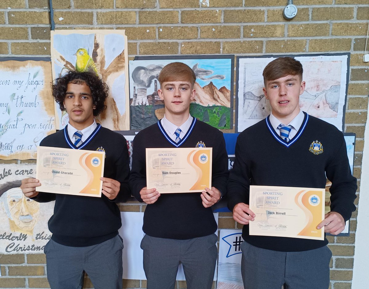 Yesterday we held our end of year award ceremony for our 1st, 2nd and 5th year students. Awards were presented for Keeping Faith, Transformational Leadership, Creating a Caring Community, Sporting Spirit, Attendance and Personal Development. Well done to all!