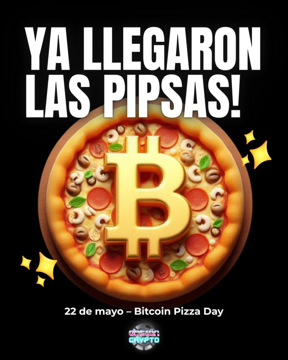 🍕 YA LLEGARON LAS PIPSAS

El 22 de mayo celebramos el Bitcoin Pizza Day, recordando cuando Laszlo Hanyecz pagó 10.000 BTC por dos pizzas en 2010.

Hoy serían… bueno, mejor no hagamos la cuenta 🫠

📉 Si alguna vez sentiste que vendiste mal, pensá en Laszlo.

#BitcoinPizzaDay