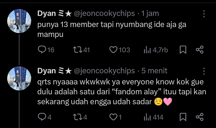 pinaphvirus's tweet photo. AKHIRNYA HAMA(ARMYCARAT/CARATARMY) UDAH KELUAR SATU😆��
yuk hama(armycarat/caratarmy) yg lain keluar yuk dari caratland😆 ikutin jejak jeoncookychips yuk😆 https://t.co/4PyhRYs6g9