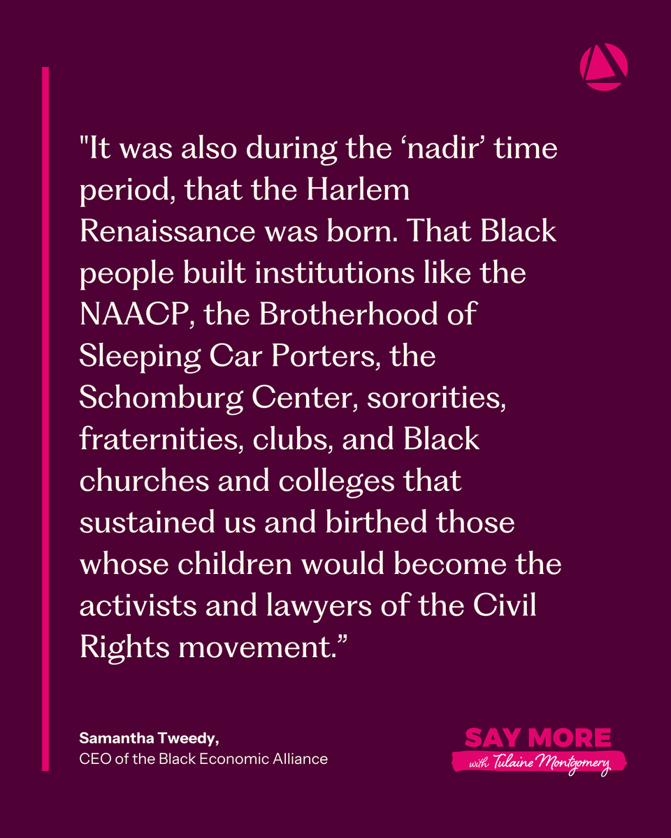 Tulaine Montgomery (@tulainem) on Twitter photo Tune in for the return of the "Let's Say A Little Bit More About" series where I dig deeper into what we explore on Say More. We’re featuring insights from Angela Glover Blackwell, <a href="/hmcghee/">Heather McGhee</a> & <a href="/TweedySamantha/">Samantha Tweedy</a> about cultivating hope. Listen here: lnk.to/sayalittlebitm… Tune in for the return of the "Let's Say A Little Bit More About" series where I dig deeper into what we explore on Say More. We’re featuring insights from Angela Glover Blackwell, <a href="/hmcghee/">Heather McGhee</a> & <a href="/TweedySamantha/">Samantha Tweedy</a> about cultivating hope. Listen here: lnk.to/sayalittlebitm…