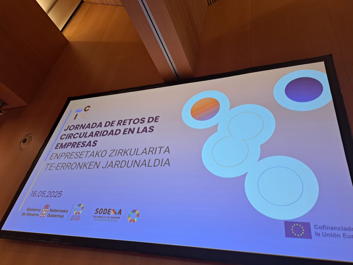 Adrián Seminario (@adriseminario) on Twitter photo ♻️ Más de 200 personas participaron recientemente en la jornada profesional sobre los retos de la transición industrial a la economía circular
De la mano de <a href="/Sodenavarra/">Sociedad de Desarrollo de Navarra</a>, <a href="/NagrifoodClust/">Clúster Agroalimentario de Navarra (NAGRIFOOD)</a> <a href="/AIN_Navarra/">AIN Navarra</a> <a href="/ClusterFPrint/">Functional Print Cluster</a> y otros/as
By European Circular Innovation Valley (ECIV) ♻️ Más de 200 personas participaron recientemente en la jornada profesional sobre los retos de la transición industrial a la economía circular
De la mano de <a href="/Sodenavarra/">Sociedad de Desarrollo de Navarra</a>, <a href="/NagrifoodClust/">Clúster Agroalimentario de Navarra (NAGRIFOOD)</a> <a href="/AIN_Navarra/">AIN Navarra</a> <a href="/ClusterFPrint/">Functional Print Cluster</a> y otros/as
By European Circular Innovation Valley (ECIV)