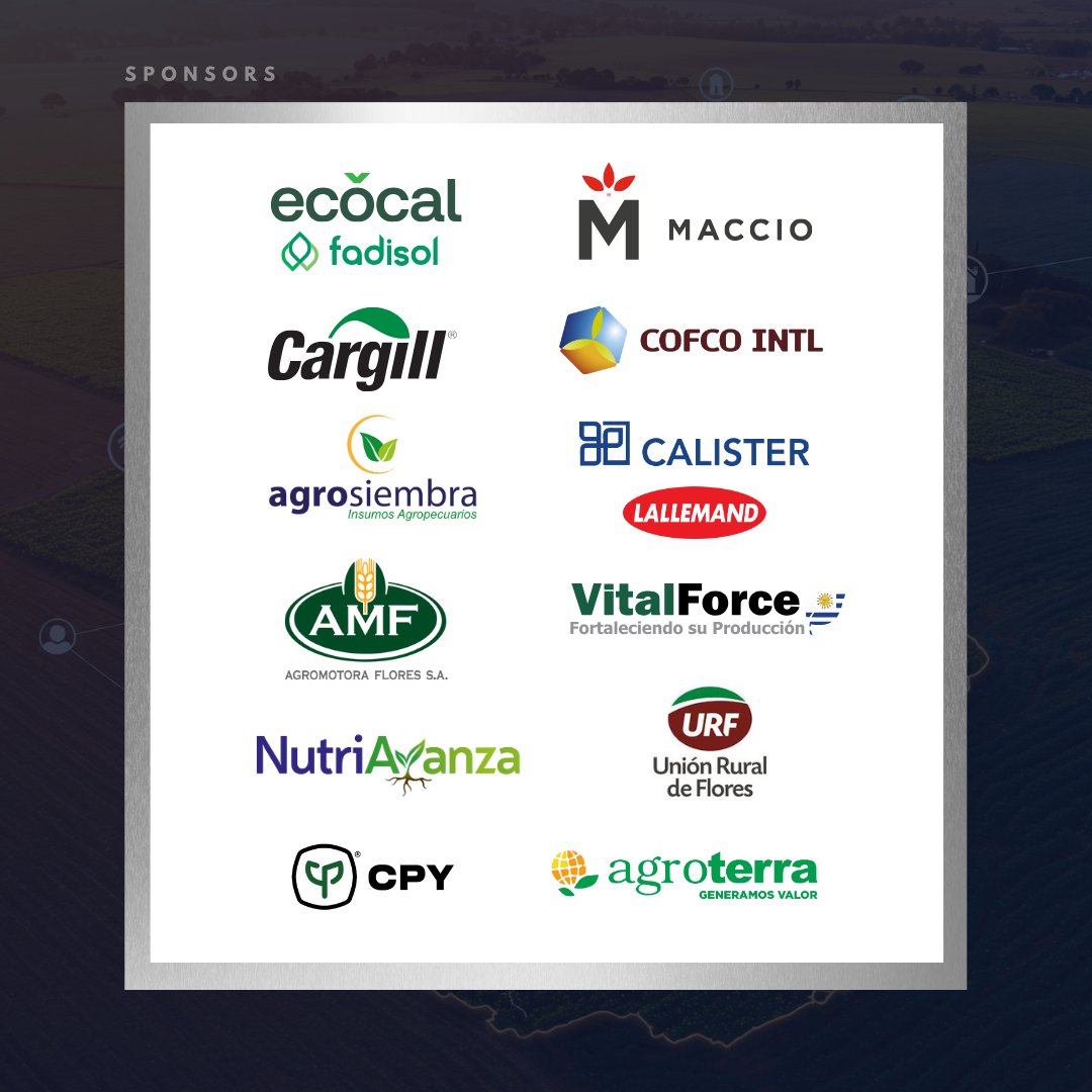 Primera Jornada de la Red Agrícola Uruguay - 18 de junio en el Teatro Artigas, Trinidad, Flores!

Entrada libre con INSCRIPCIÓN OBLIGATORIA en el siguiente link:
docs.google.com/forms/d/e/1FAI…

Los esperamos

Organizan: Blasina y Asociados &amp; Unicampo Uruguay.