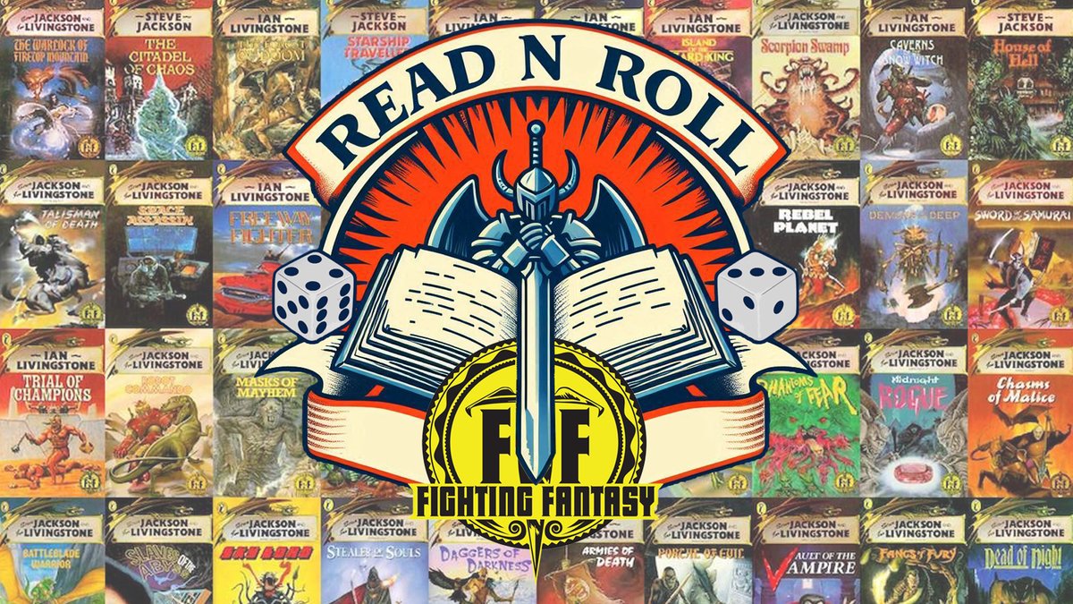 JackTarLad's tweet photo. 9pm BST/3pm CDT
I summon Kadath Gaming @NotGregPhillips to continue his journey through the Fighting Fantasy book, Talisman of Death.
Will he prevail or perish?
Find out tonight, as Read 'n' Roll continues! https://t.co/VEJDN0BX6Q
