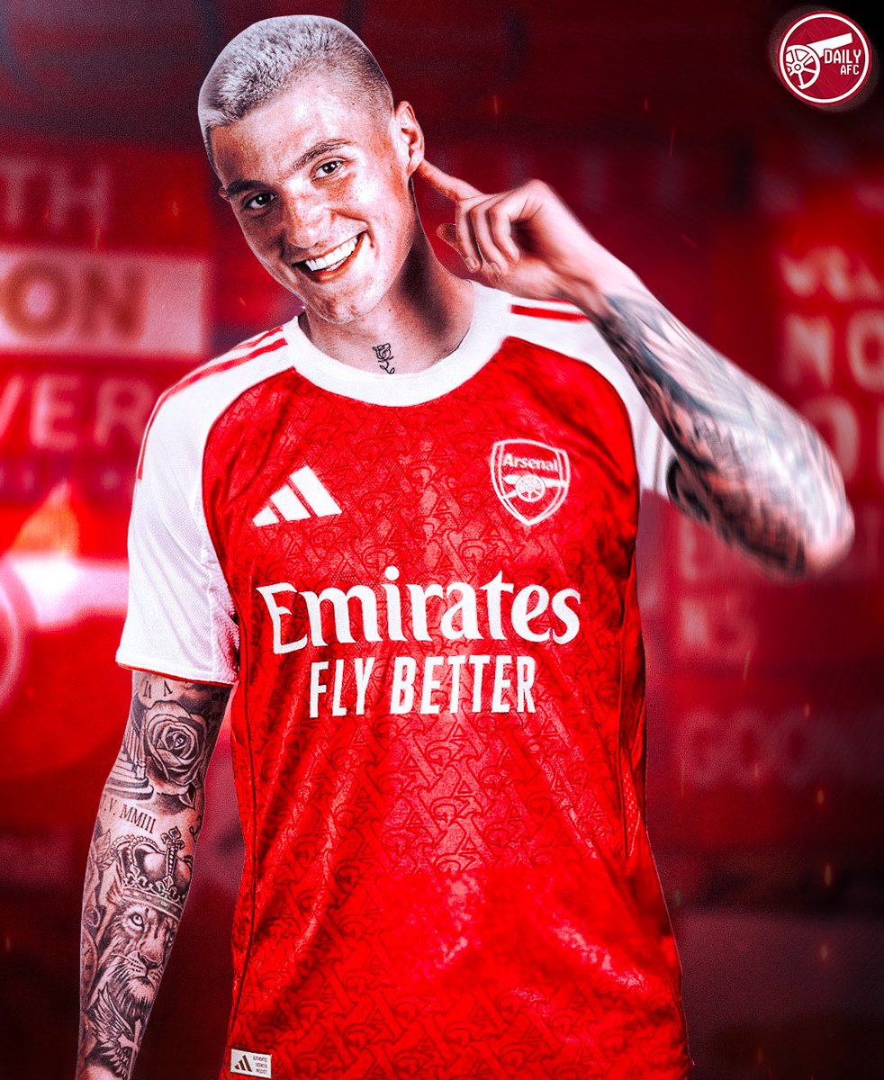 DailyAFC's tweet photo. 🚨 Arsenal are currently deciding which striker to pursue, between Benjamin Sesko, and Viktor Gyokeres. 👀🔜

[@David_Ornstein] https://t.co/uJOfJJNZeu