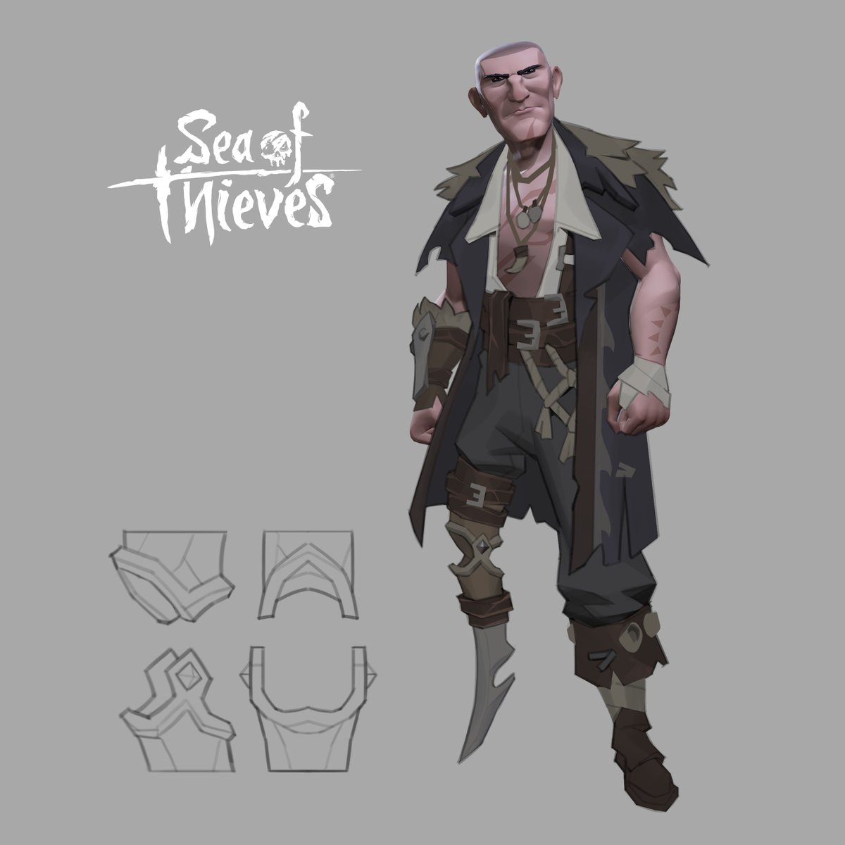 ESmisdom's tweet image. Hunter&apos;s Call costume for Sea of Thieves S15 🌊