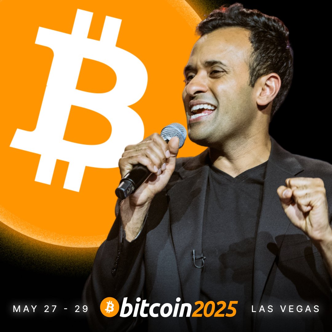 TheBitcoinConf's tweet image. 🇺🇸 NEW VIVEK RAMASWAMY KEYNOTE: #Bitcoin and the Path Out of the U.S. National Debt Crisis

MAY 27 • NAKAMOTO STAGE • BE THERE‼️