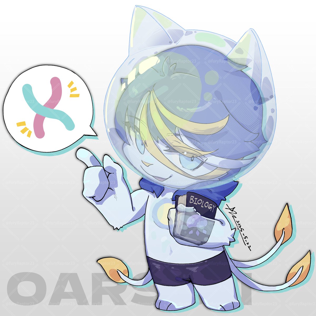 furyRaptor23's tweet image. [Commission]
OC: Oarson🪼