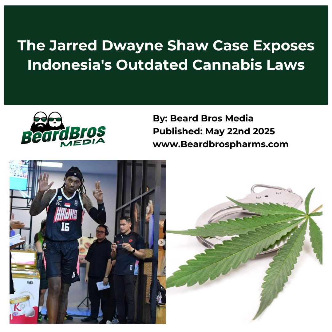 BeardBrosPharms's tweet image. 132 weed candies.
A pro baller.
Facing death in Indonesia.
Jarred Shaw’s story isn’t about smuggling—it’s about a system stuck in the past.
This is what happens when fear drives policy, not facts.
🔗 beardbrospharms.com/articles/the-j…
#FreeJarredShaw #CannabisJustice #DrugPolicyReform…