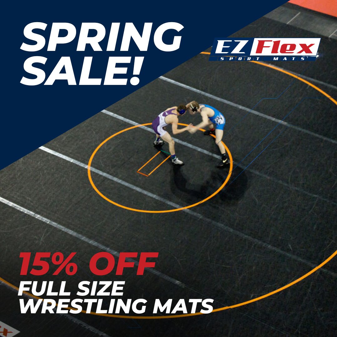 Fresh season, fresh grind, fresh discount! 🌱💰

#EZFlex #WrestlingMats are constructed using only high-quality materials. This deal won’t last forever! 👉 bit.ly/4jVnT8s 

#EZMats #GymLife #MatWorkouts