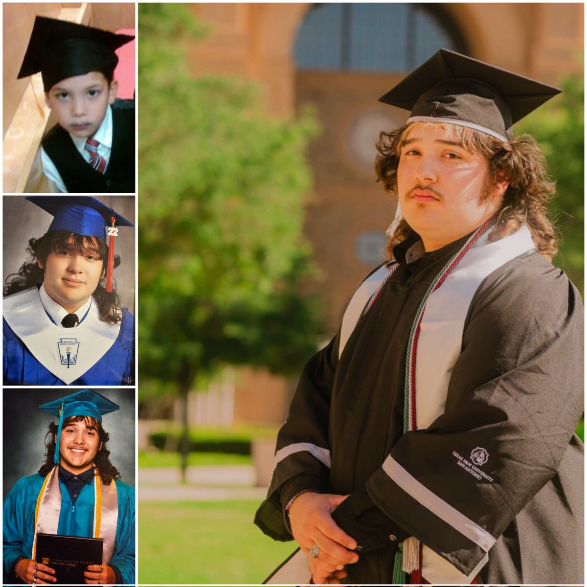 Coachramon77 (@coachramon77) on Twitter photo Grad Season in full swing. Shout out ClassOf22 <a href="/EISDMemorialHS/">Memorial High School</a> <a href="/EISDofSA/">Edgewood ISD</a> grads Jose H. For AA degree in Ed. From <a href="/PACPR/">Palo Alto College</a> & my son Joseph for BA from <a href="/TAMUSanAntonio/">Texas A&M University-San Antonio</a>. Also got see all our MHS ECHS students walk the stage last night @ Alamodome. Proud of all ya'll! #EdgewoodProud Grad Season in full swing. Shout out ClassOf22 <a href="/EISDMemorialHS/">Memorial High School</a> <a href="/EISDofSA/">Edgewood ISD</a> grads Jose H. For AA degree in Ed. From <a href="/PACPR/">Palo Alto College</a> & my son Joseph for BA from <a href="/TAMUSanAntonio/">Texas A&M University-San Antonio</a>. Also got see all our MHS ECHS students walk the stage last night @ Alamodome. Proud of all ya'll! #EdgewoodProud