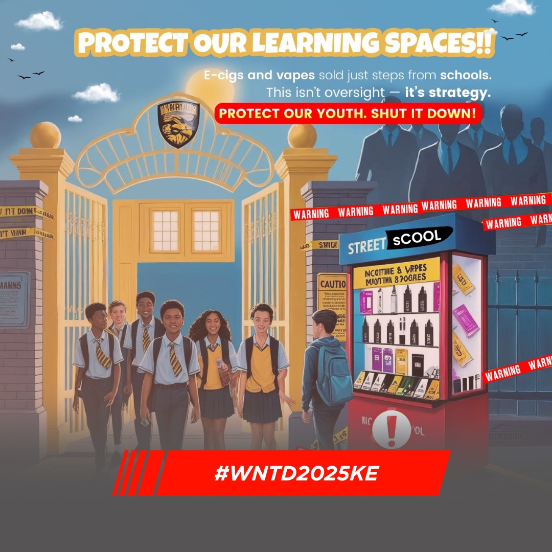 NCD Alliance Kenya (@ncdallianceke) on Twitter photo Don’t fall for it. “Harm reduction” is the new marketing smokescreen.
🔍 49.6% of youth tried e-cigarettes thinking they were “safer”.
Kenya cannot afford myths dressed as solutions.
#wntd2025ke #TuongeeNCDs <a href="/DDrnjenga/">Eva Njenga</a> <a href="/CancerProgramKE/">National Cancer Control Program Kenya</a> Don’t fall for it. “Harm reduction” is the new marketing smokescreen.
🔍 49.6% of youth tried e-cigarettes thinking they were “safer”.
Kenya cannot afford myths dressed as solutions.
#wntd2025ke #TuongeeNCDs <a href="/DDrnjenga/">Eva Njenga</a> <a href="/CancerProgramKE/">National Cancer Control Program Kenya</a>