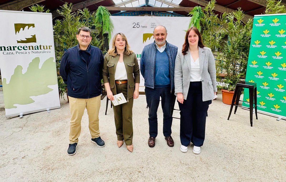 La XXV edición de Narcenatur se celebrará del 6 al 8 de junio en Cangas de Narcea.

Mónica Fernández, directora de Sector Primario y Agroalimentación, asistió al acto de presentación de este evento, punto de encuentro de referencia para quienes viven la naturaleza en estado puro.