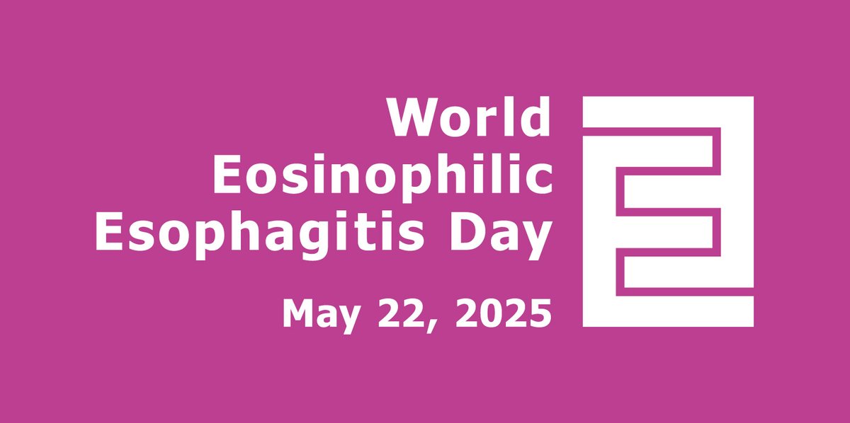 AmerGastroAssn's tweet photo. Today, we recognize the first ever World #EoEDay! We join the global community in raising awareness about eosinophilic esophagitis. #EoE symptoms vary โ use this quiz to get resources about the condition. https://t.co/97dTv9tE32 #WEDD25 #EosAware https://t.co/ELKw9GdOaC