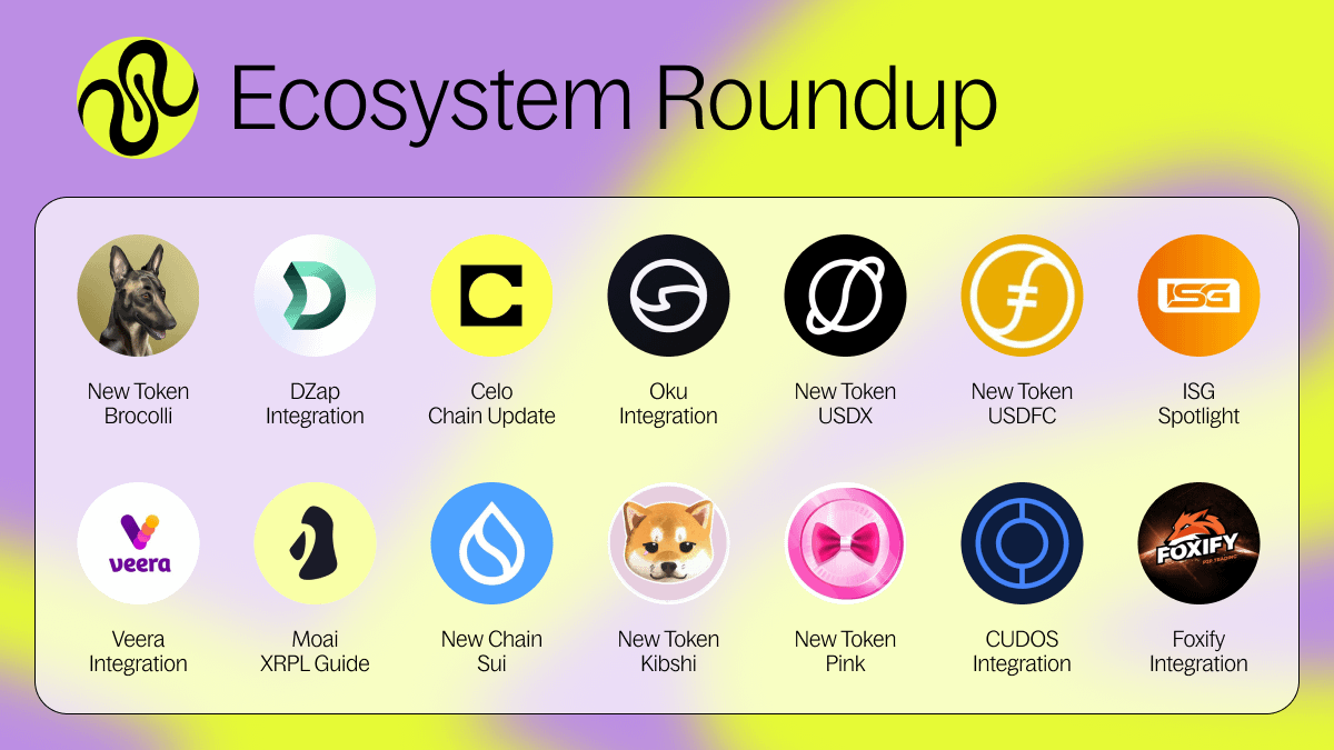 The Squid Ecosystem is growing across chains, dApps, and more 🌟

Introducing the 14 newest projects to go cross-chain with Squid in this month's Eco Roundup!

Let's dive in 🧵