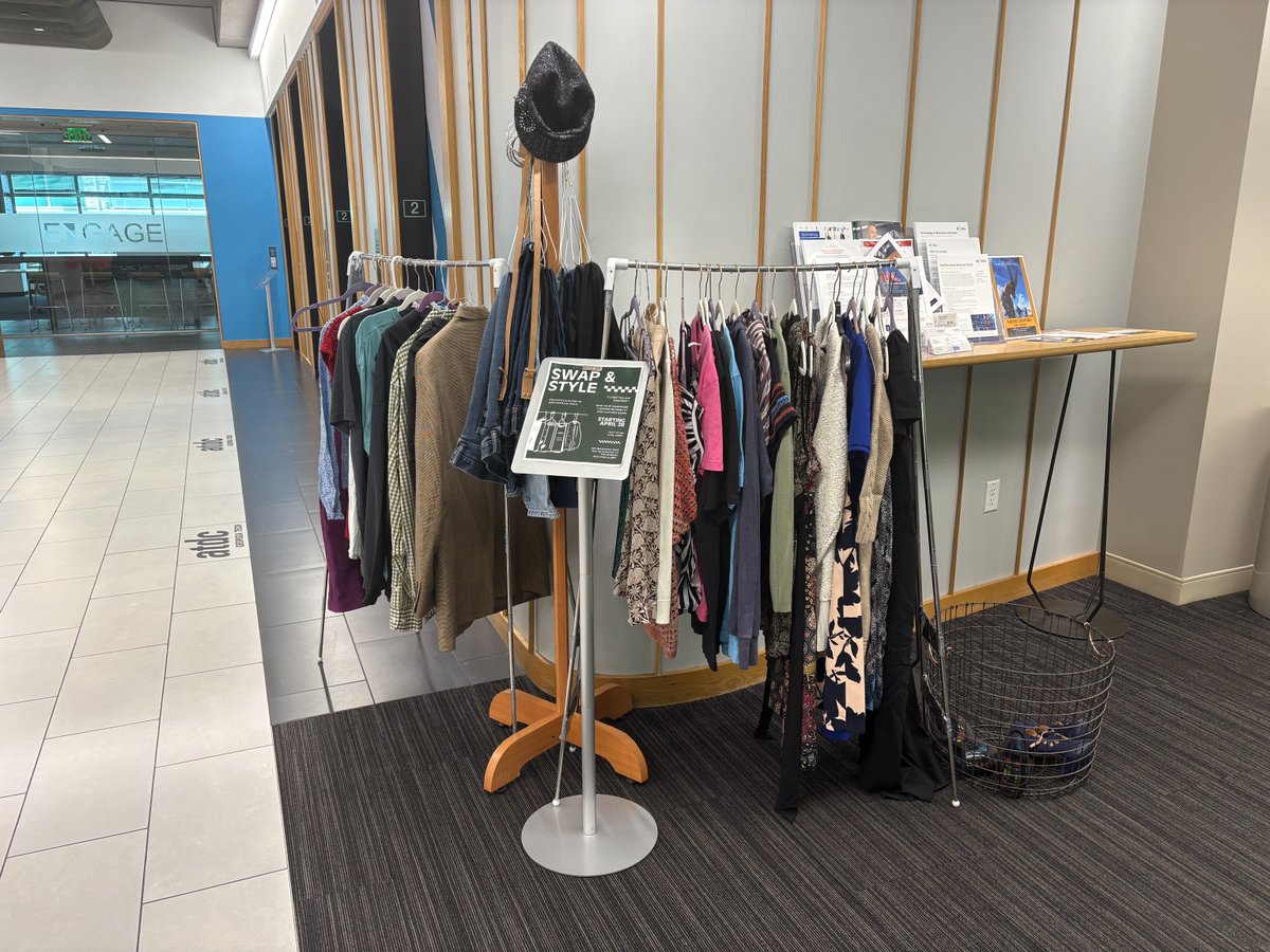 atdc's tweet image. Found more in your closet than you bargained for while spring cleaning?

No worries, the Swap &amp;amp; Style Clothing Exchange is in full swing in the ATDC Lobby, so bring your clean and gently used items to drop off, and maybe pick up a new piece as well!

#ATDC #StyleSwap