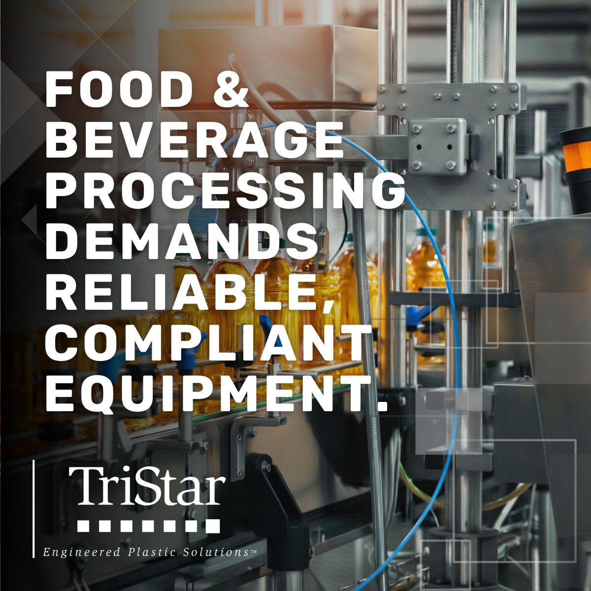 TriStarPlastics's tweet image. In the food and beverage industry, equipment is expected to do more than perform — it must endure. 

Start your project now: tstar.com/food-and-bever…

#FoodProcessing #EngineeringPlastics #FDACompliant #ManufacturingSolutions #TriStarPlastics