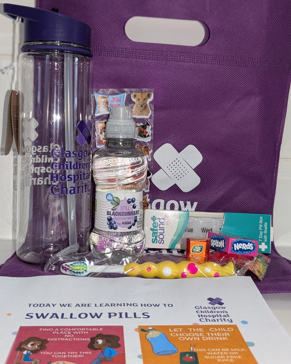 KidzMed is a ground-breaking project led by Dr Louise Thomson and supported by Glasgow Children’s Hospital Charity. 💜

The initiative is helping young patients and their families transition from liquid to tablet medication. 💊

Read more at 👉 bit.ly/KIDZMED