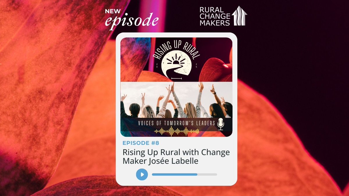 #RisingUpRural: Voices of Tomorrow’s Leaders — a new podcast from ROI’s #RuralChangeMakers. 🎙️ Ep 8 is here! Get to know Josée Labelle, a passionate Rural Change Maker from Timmins. roiconnect.ca/rcm-2/rising-u…
#RisingUpRural #Leadership #RuralOntario