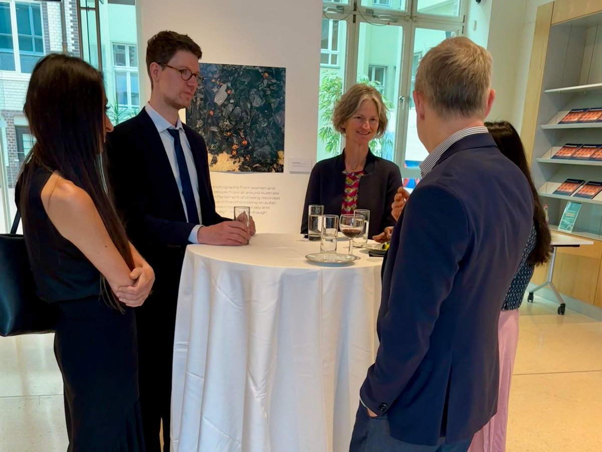 Natasha Smith (@ausamb_de) on Twitter photo Fantastic to attend the 2025 🇦🇺-🇩🇪 1.5 Track Dialogue on #HybridThreats & #disinformation on 16 May – an important exchange on safeguarding our #democracies. Thanks to <a href="/SWPBerlin/">SWP Berlin</a> for hosting + to all experts who shared their insights, especially <a href="/MichaelSWesley/">Michael Wesley</a> + <a href="/matthew_sussex/">Matthew Sussex</a>! Fantastic to attend the 2025 🇦🇺-🇩🇪 1.5 Track Dialogue on #HybridThreats & #disinformation on 16 May – an important exchange on safeguarding our #democracies. Thanks to <a href="/SWPBerlin/">SWP Berlin</a> for hosting + to all experts who shared their insights, especially <a href="/MichaelSWesley/">Michael Wesley</a> + <a href="/matthew_sussex/">Matthew Sussex</a>!