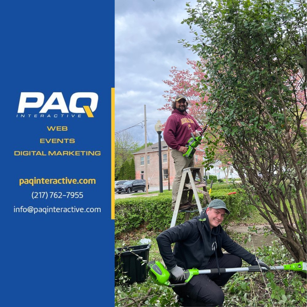 Office Clean-Up Day! 
Our team came together for a day of yard work and building maintenance, and the place has never looked better! 🌱
Thanks to everyone who pitched in to help us spruce things up!
#paqinteractive #YardCleanUpDay
