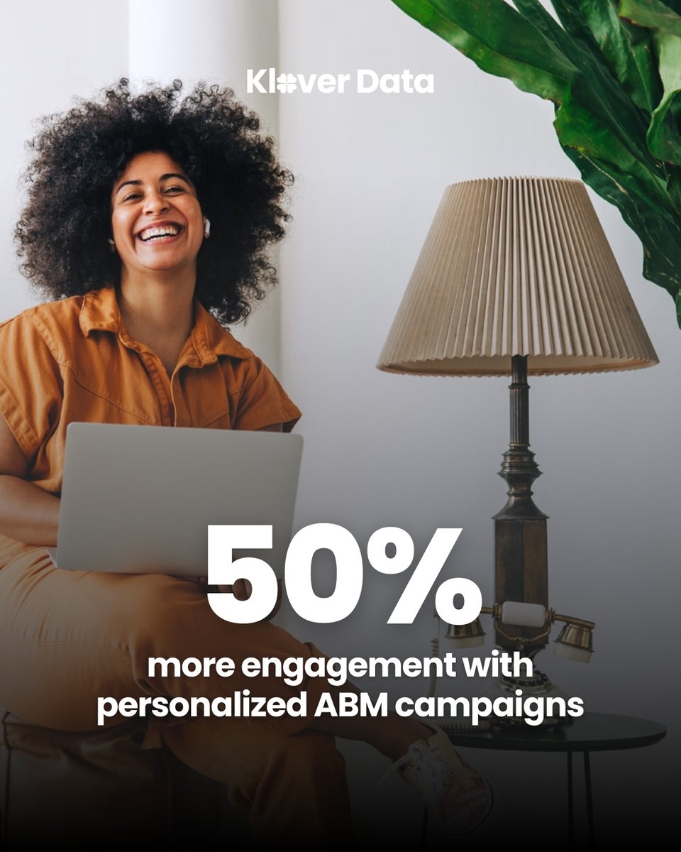 kloverdata's tweet image. 🎯 Still using 2022 lead gen tactics? Big mistake.

📖 Read more: kloverdata.com/lead-gen-machi…

📲 Call us at (305) 906-1958 or 👉 visit us at kloverdata.com

#leadgenerationsystem #ABM #MarketingAutomation #DigitalMarketing   #datadrivenmarketing