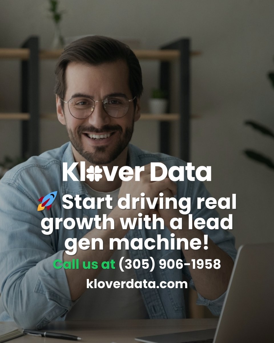 kloverdata's tweet image. 🎯 Still using 2022 lead gen tactics? Big mistake.

📖 Read more: kloverdata.com/lead-gen-machi…

📲 Call us at (305) 906-1958 or 👉 visit us at kloverdata.com

#leadgenerationsystem #ABM #MarketingAutomation #DigitalMarketing   #datadrivenmarketing