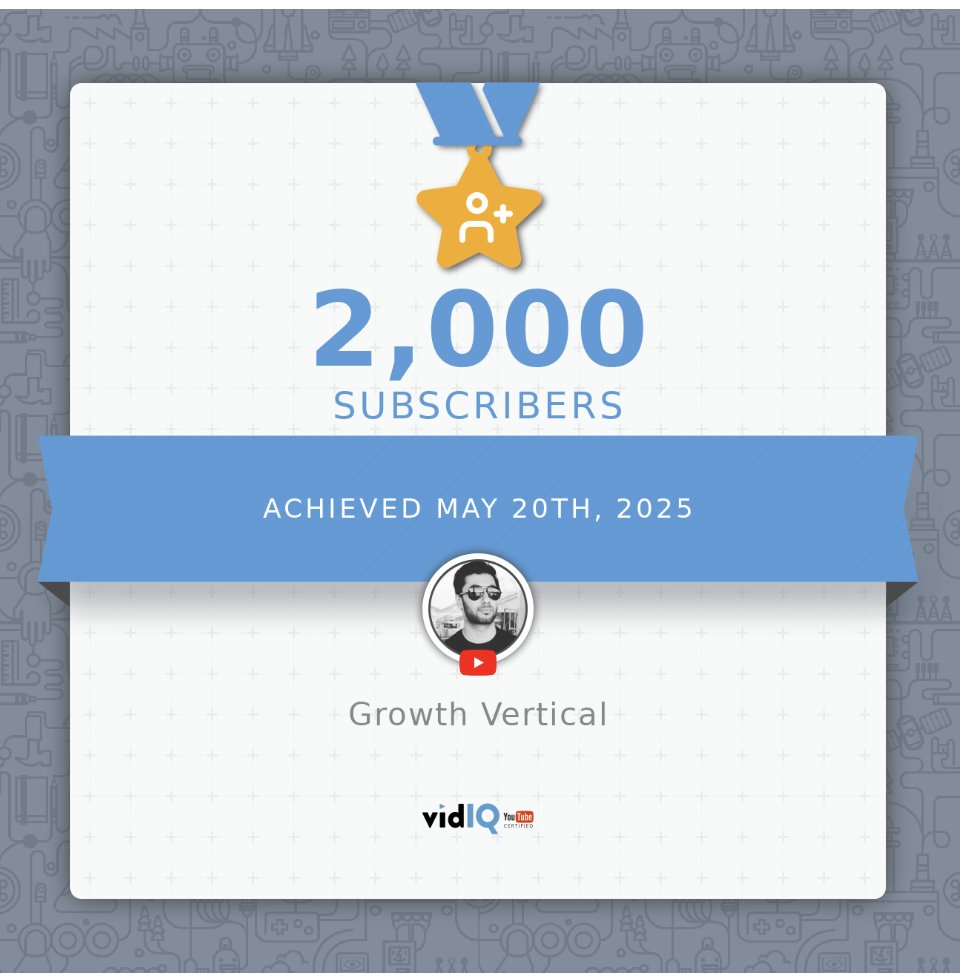 neil_992's tweet photo. Feeling grateful to all of you who have tuned in to the Growth Vertical channel over the last 5 years - we just hit 2000 subscribers! I hope to continue to share more insights, tips, strategies and tools to provide more value to you.  Let's see if we can help 5000 people now!💥🚀 https://t.co/6VFEAx9S1a
